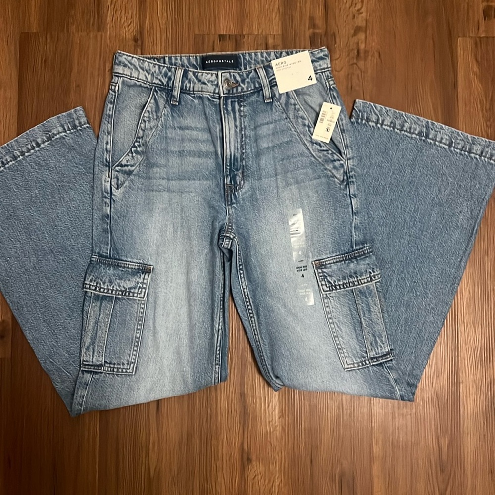 High Rise Wide Leg Aeropostale Jeans